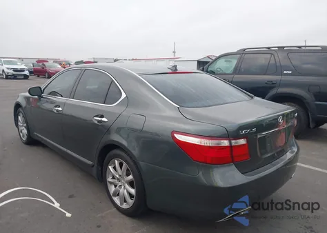 2007 Lexus Ls 460 from USA, damaged, VIN JTHBL46F375034710